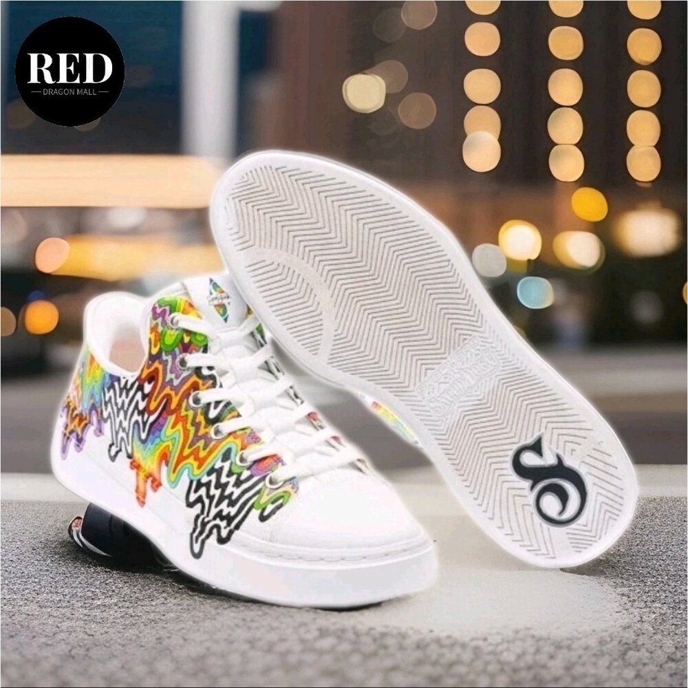 Skechers x Snoop Dogg Jen Stark Slip-Ins Sneakers Drip - Women's Size 8 - Picture 4 of 12